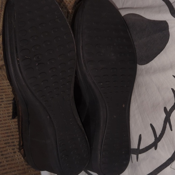 Easy Spirit Womens Mary Jane Heels Shoes Size 8 Wedge Anti Gravity Strap - Picture 11 of 12